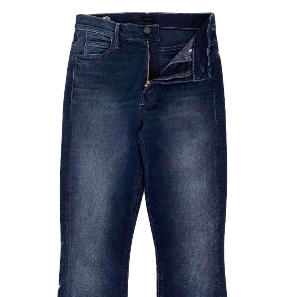 MOTHER Stunner Zip Two Step Ankle Fray Jeans in LAST CALL SIZE 24 - Picture 8 of 13